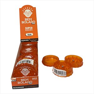 DESFIADOR BEM BOLADO POLICARBONATO 4 CM LARANJA - DISPLAY COM 7 UNIDADES