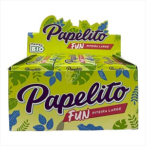 PITEIRA PAPELITO  FUN LARGUE  DISPLAY COM 24  LIVRETOS DE 36  FOLHAS