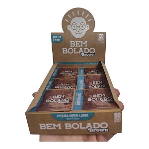 PITEIRA BEM BOLADO BROWN HIPER LARGE DISPLAY COM 24 LIVRETOS DE 50 FOLHAS