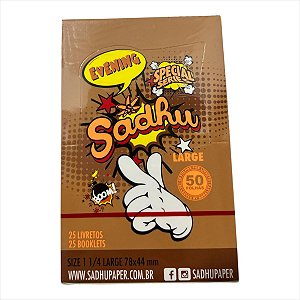 SEDA SADHU EVENING BROWN LARGE PEQUENA DISPLAY COM 25 LIVRETOS