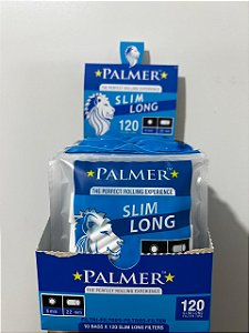 FILTRO PALMER LONGO DISPLAY COM 10 BAGS DE 130 FILTROS 6X 22 MM
