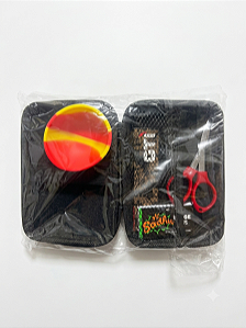 KIT CASE GRANDE , CUIA , ISQUEIRO , TESOURA SEDA E PITEIRA