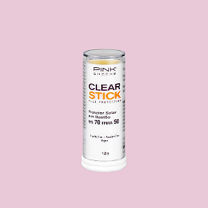 CLEAR STICK - PROTETOR TRANSPARENTE EM BASTÃO FPS70 - PINK CHEEKS