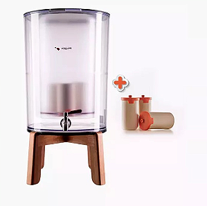 COMBO ACQUALIVE FRESH V SELF 10L C/ SUPORTE DE MADEIRA