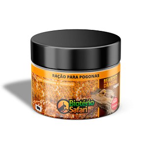 Ração Alimento Para Pogonas Dragões Barbudos Safari 150g