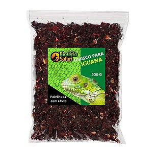 Flor De Hibisco Safari Com Cálcio Para Iguana Jabuti Pogona 500g