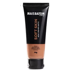 Base Líquida Matte Soft Skin Mais Batom Makeup - Escuro-02