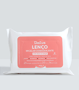 Lenço Micelar Demaquilante - Dailus