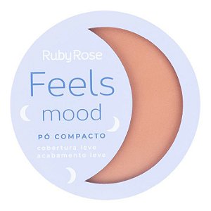 Pó Compacto Mood Textura Aveludada - Cor PC17 - Ruby Rose