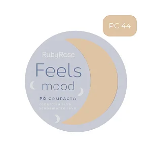 Pó Compacto Mood Textura Aveludada - Cor PC44 - Ruby Rose
