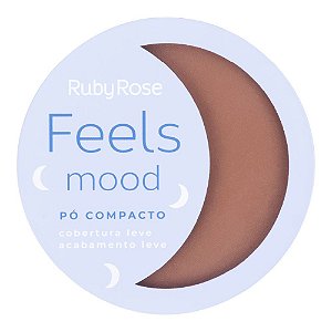 Pó Compacto Mood Textura Aveludada - Cor PC45 - Ruby Rose