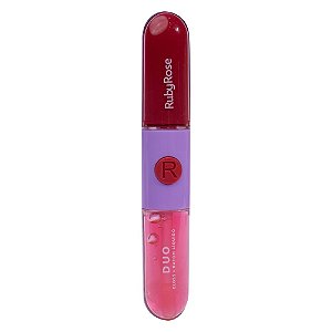 Batom & Gloss Duo Mood - LD09 - Ruby Rose