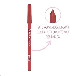Lápis Para Contorno Lábial - 02 Vermelho - Sarah's Beauty