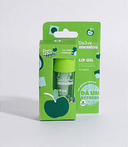 Lip Oil Plump Efeito Volume Ice Apple - Dailus feat. Mentos