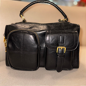 Bolsa Baú Cor: Preta