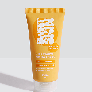 Hidratante Facial com Protetor Solar FPS 30 Sweet Skin - Dailus