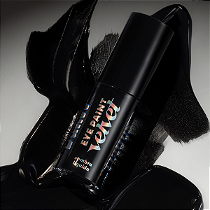 Sombra Líquida Eye Paint Velvet Matte - Cor Black - Dailus