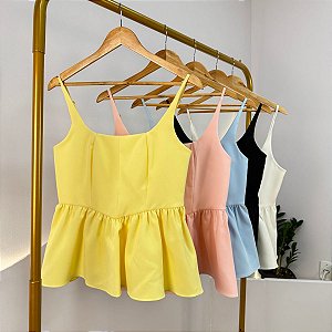 Bata Estruturada Amore com Estilo Corset e Babados