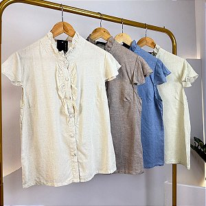 Camisa Social de Linho Geisa
