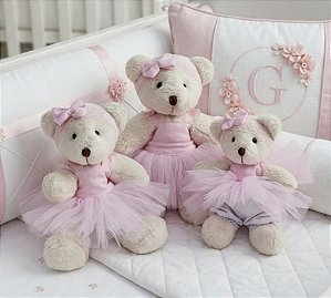 Trio de Ursas de Pelucia