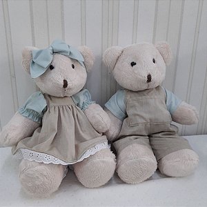 Casal de Ursos de Pelúcia