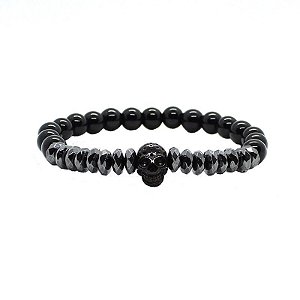 Pulseira De Pedras Caveira