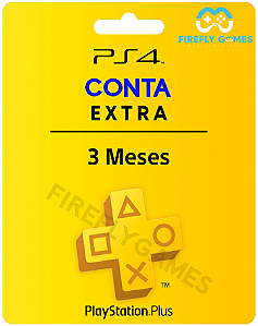CONTA PSN PLUS EXTRA 3 MESES | PS4 MÍDIA DIGITAL