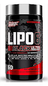 Lipo 6 Black Nacional 60 Caps - Termogênico