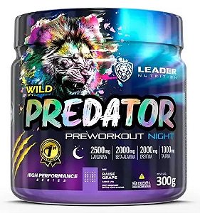 Pré Treino Leader Predator NIGHT 300g