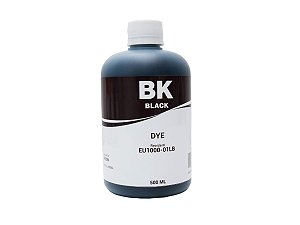 Tinta Inktec de cor Preto para Epson Preto 500 ML Para Ecotank