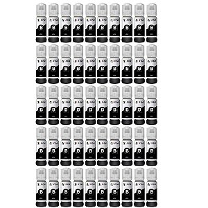 50 Frascos Tinta Compatível Xfull cor Preta P  Epson L3250 L3150 L3210 L3110 L5190