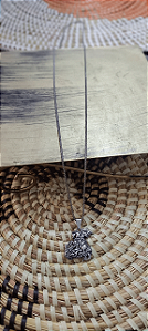 Colar Prata Envelhecida São Jorge