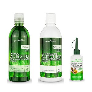 Kit Tratamento Antiqueda Crescimento Fortalecido Jaborandi Shampoo 500 ml + Loção Capilar 100 ml