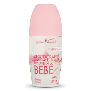 Desodorante Antitranspirante Roll On Perfume De Bebê 60 Ml