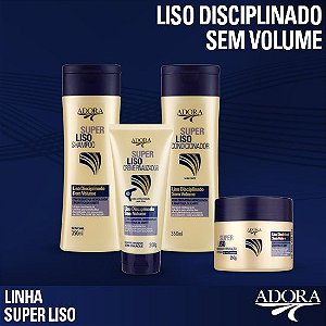 Tratamento Capilar Super Liso - Liso Disciplinado - Kit com 4 produtos