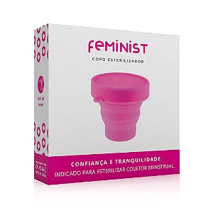 Copo Esterilizador em Silicone para Coletor Menstrual Feminist - Cores Sortidas