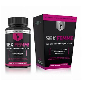 Disposição Sexual Feminina Sex Femme - 60 Comprimidos