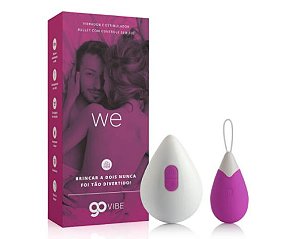Vibrador e Estimulador Bullet Multivelocidade Go Vibe We - Lilás