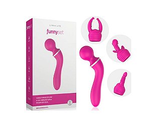 Vibrador e Estimulador Multivelocidade Recarregável Funny Set