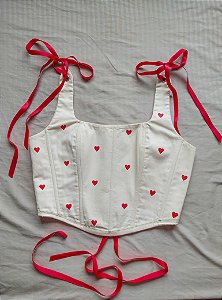 Corset Rihanna - coração
