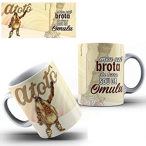 Canecas de Orixas Omolu - Umbanda - Candomblé