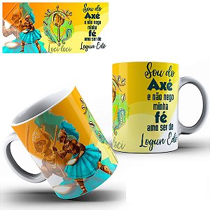 Canecas de Orixas LogunEdé - Umbanda - Candomblé