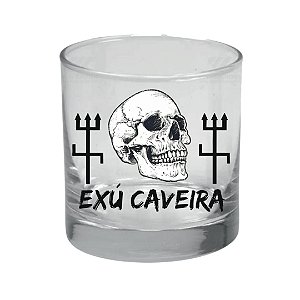 Copo de Whisky  Exu Caveira 3 - Umbanda - Candomble