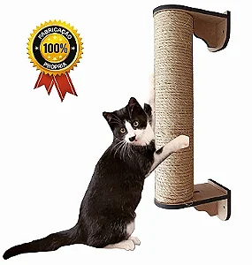 Arranhador para gatos tipo poste vertical - Arranhador de parede para Gatos