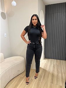 MOM JEANS BLACK