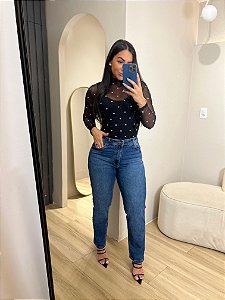 BLUSA TULE POÁ