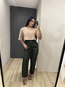 CROPPED MAXI ALGODÃO