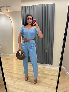 Macacão Princesa jeans