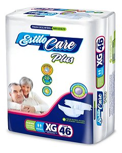Pacotão Fralda Geriátrica Adulto Estilo Care XG Plus com 46