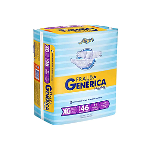 Fraldas Geriátrica Genérica Unissex XG c/46Un